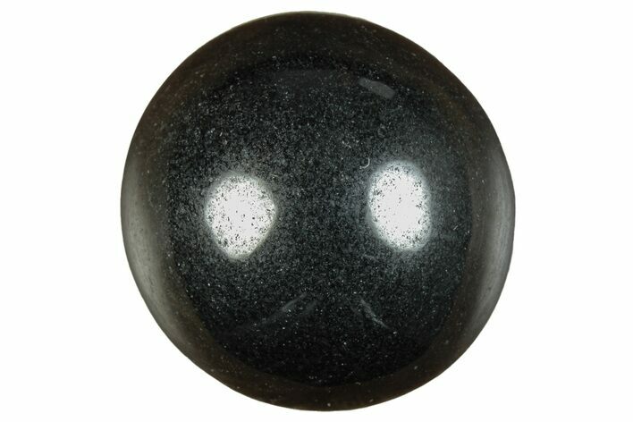.9" Metallic, Polished Hematite Sphere - Photo 1